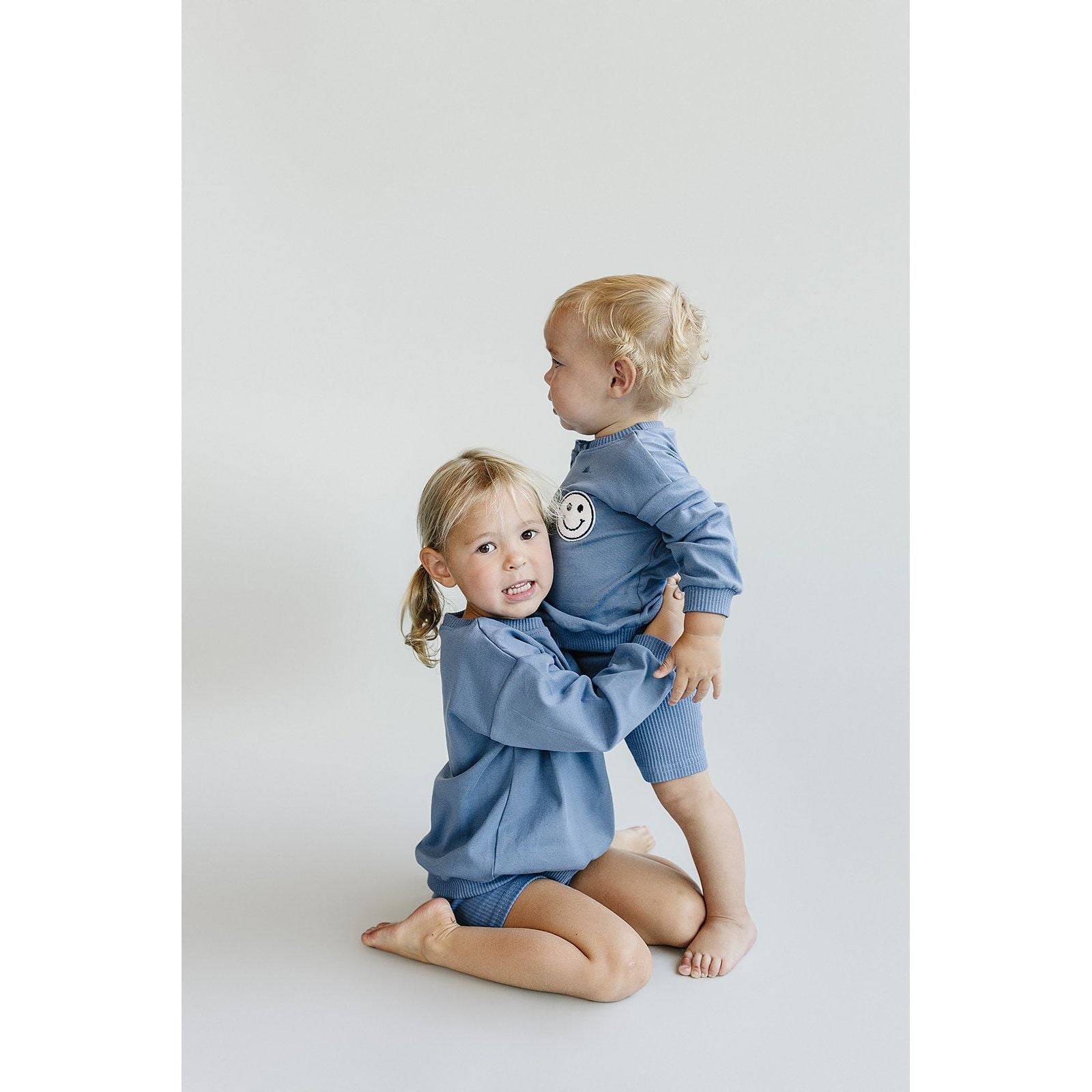 Biker Shorts Set | Blue