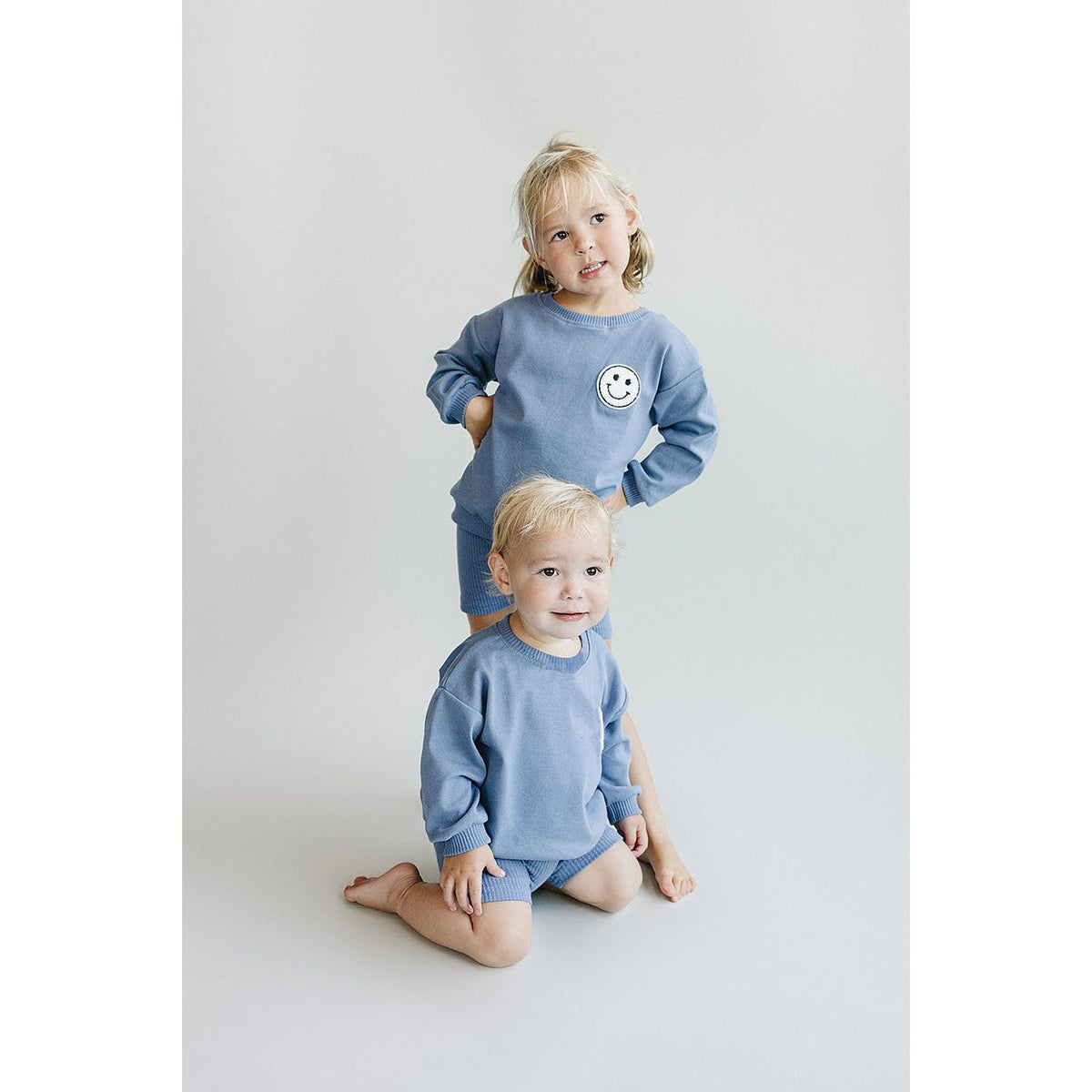 Biker Shorts Set | Blue