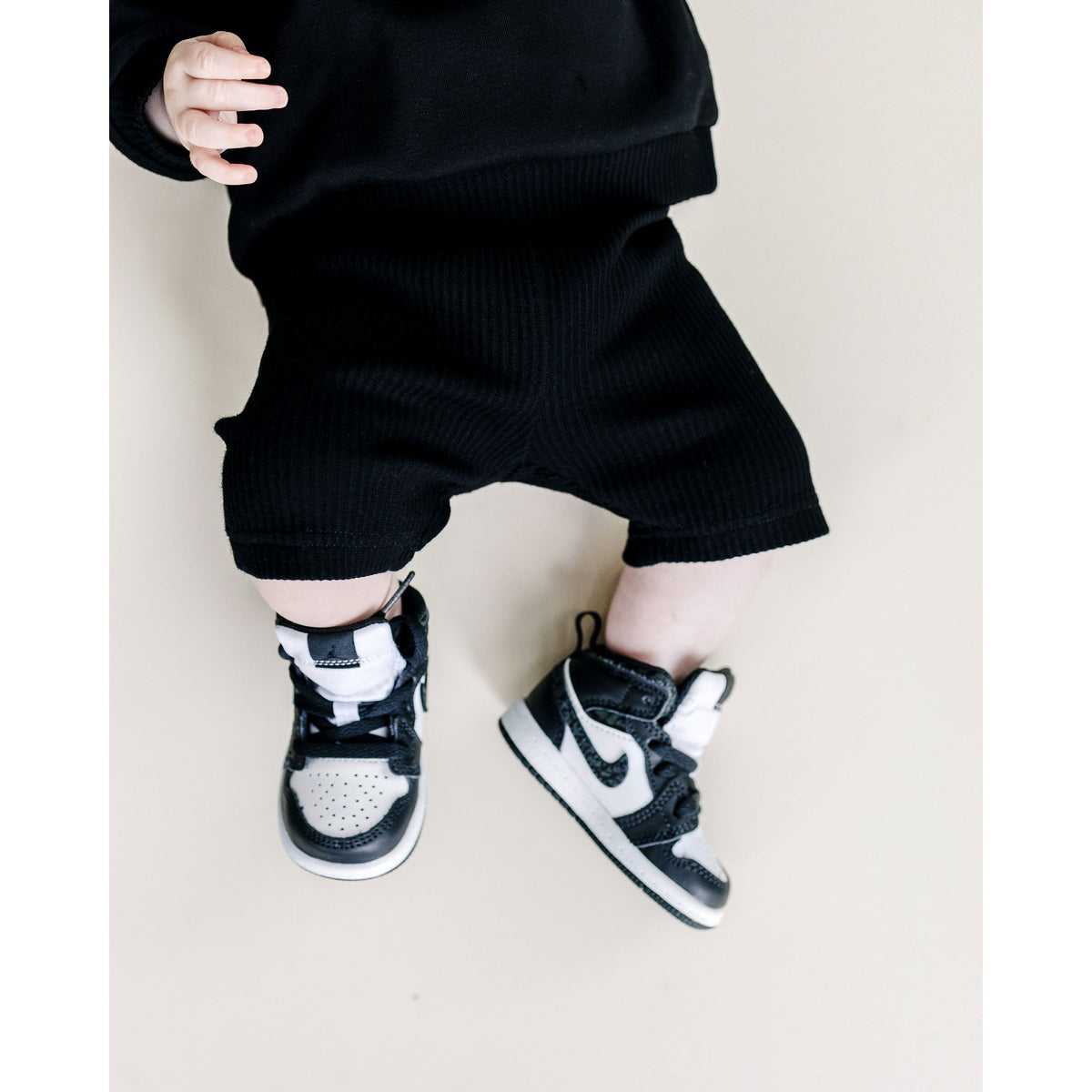 Biker Shorts Set | Black