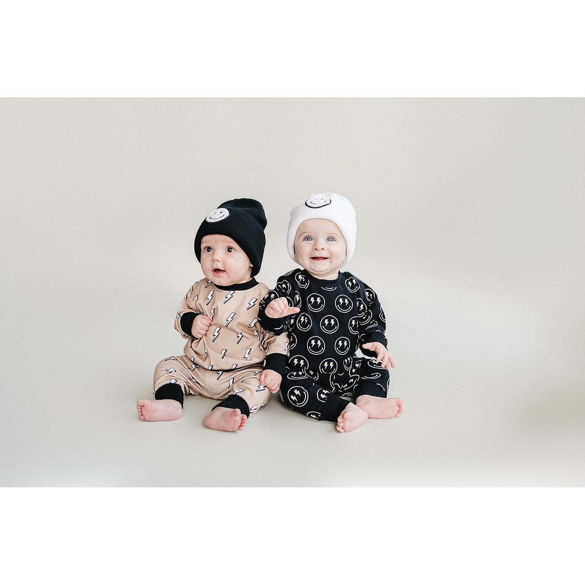 Smiley Beanie | White