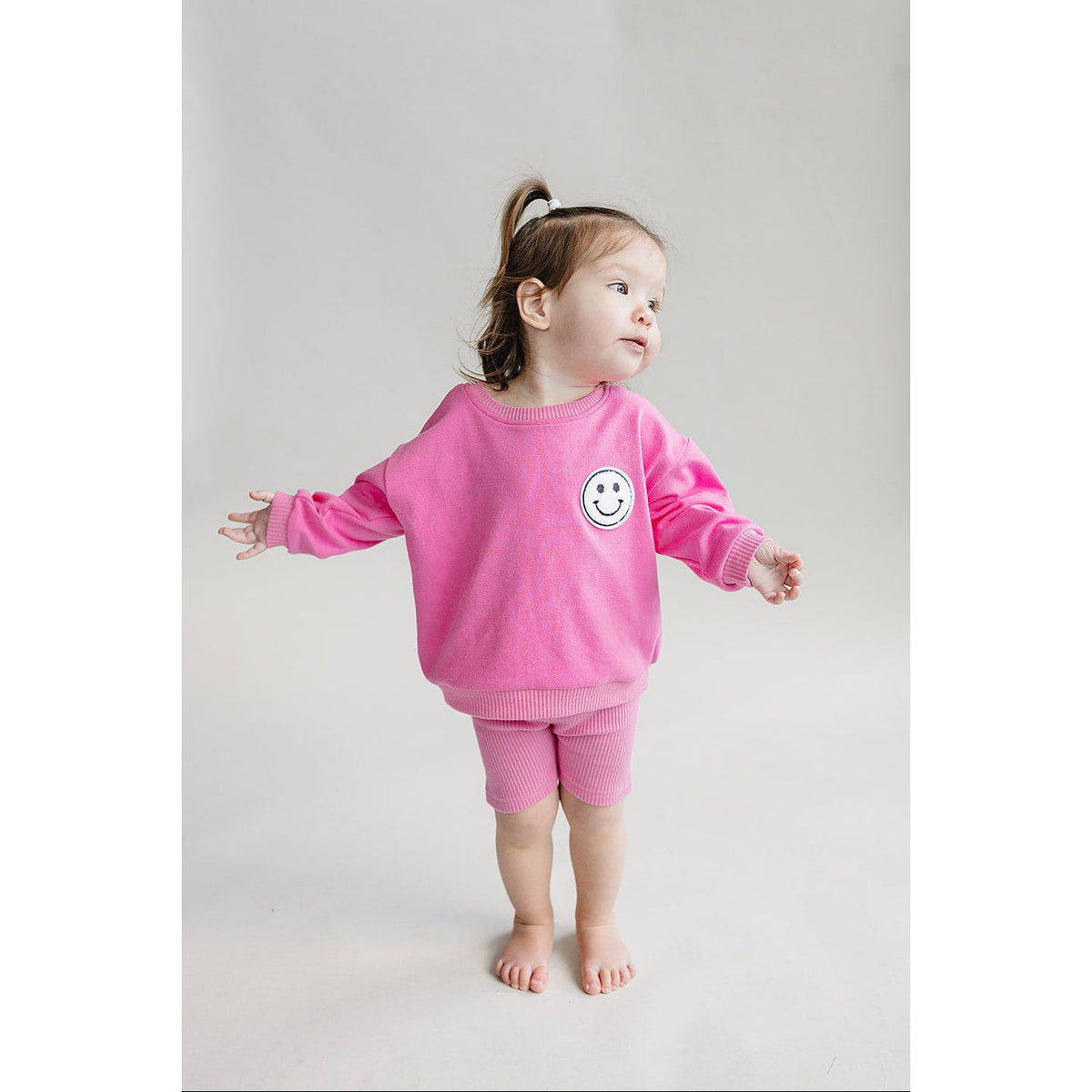 Biker Shorts Set | Pink