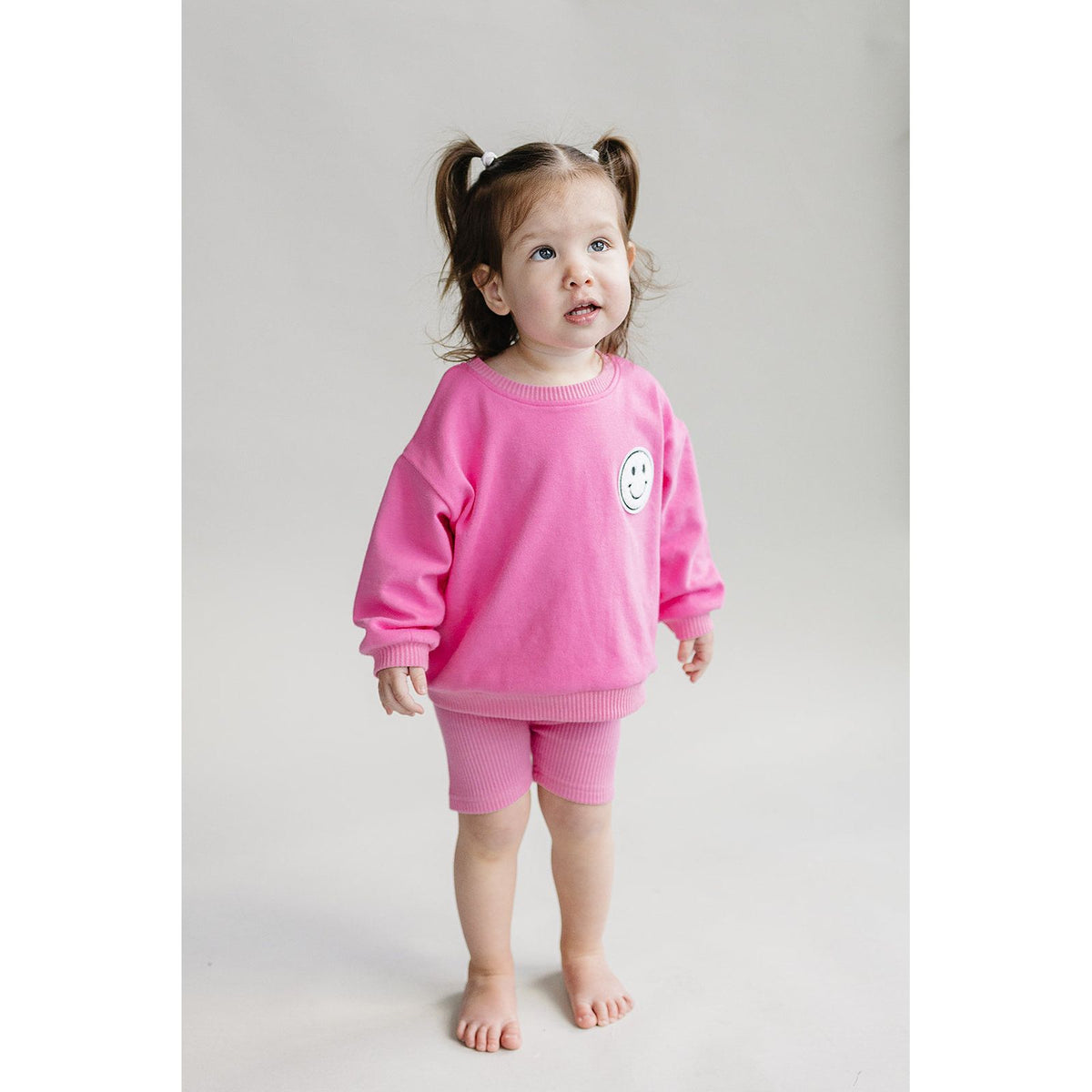 Biker Shorts Set | Pink