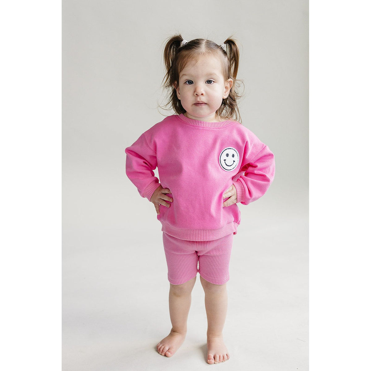 Biker Shorts Set | Pink