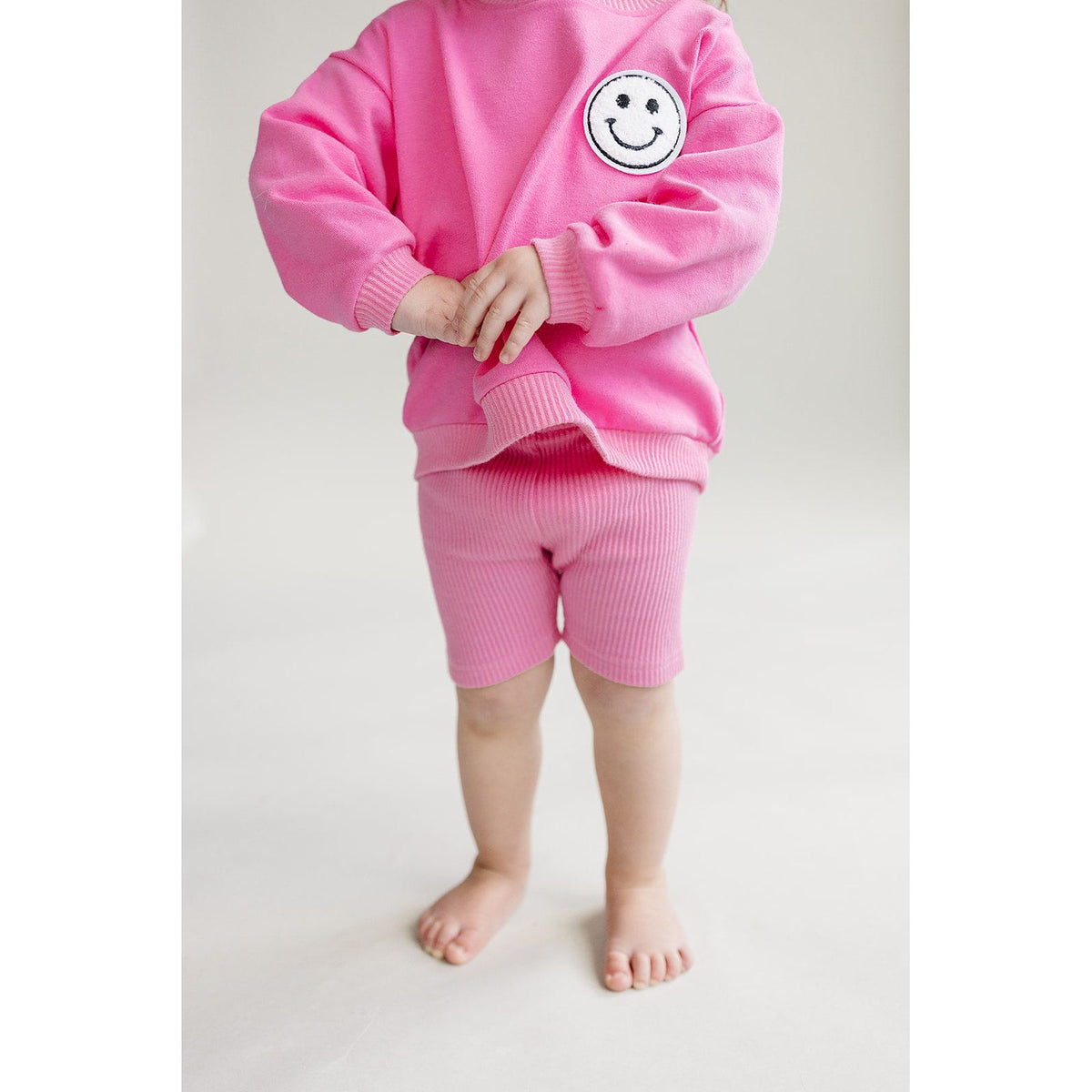 Biker Shorts Set | Pink