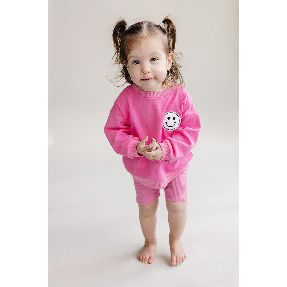 Biker Shorts Set | Pink