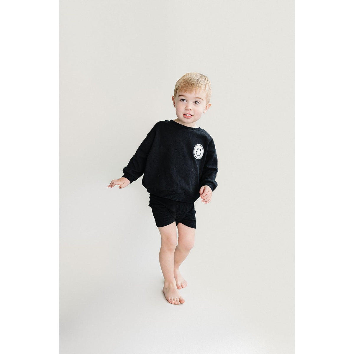 Biker Shorts Set | Black