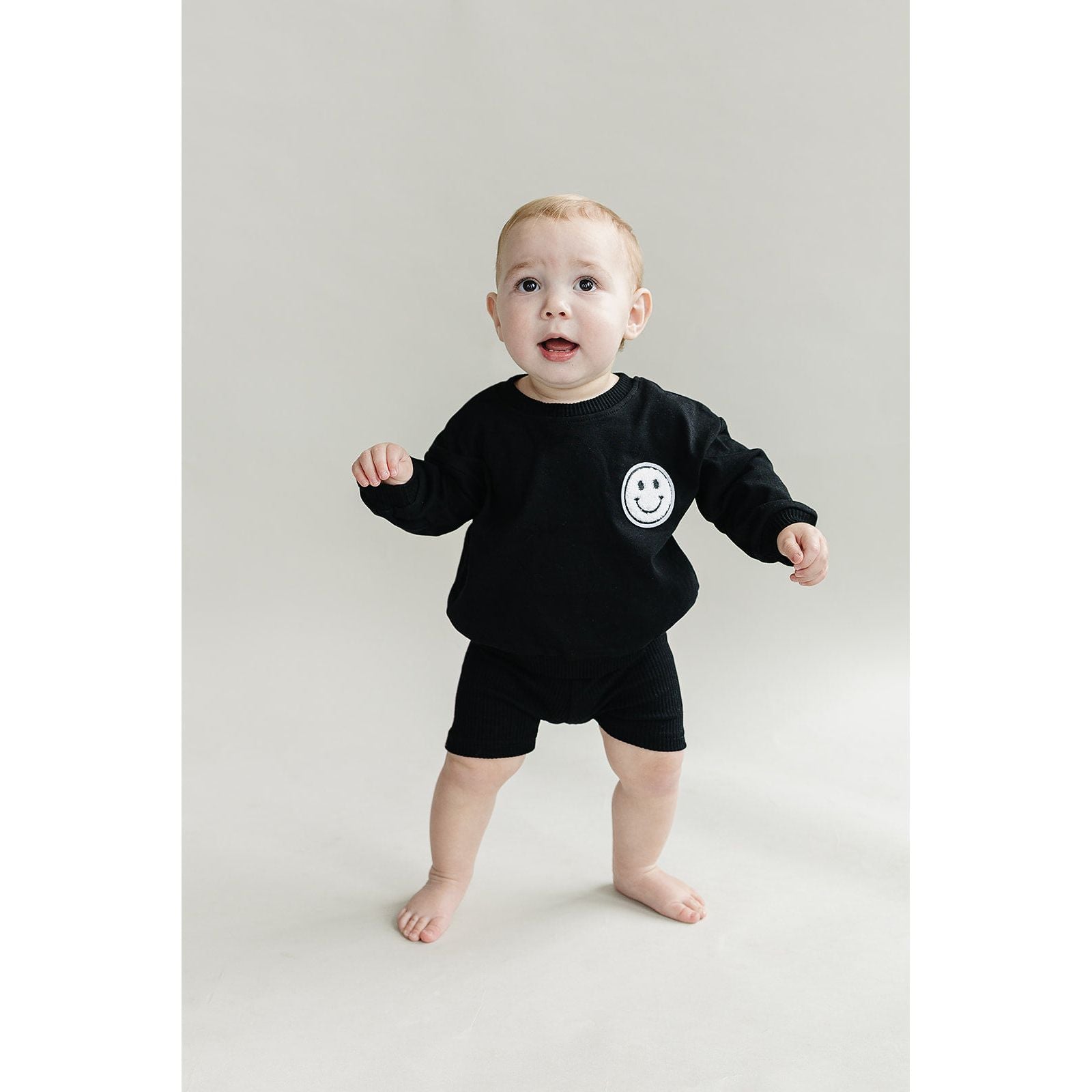 Biker Shorts Set | Black