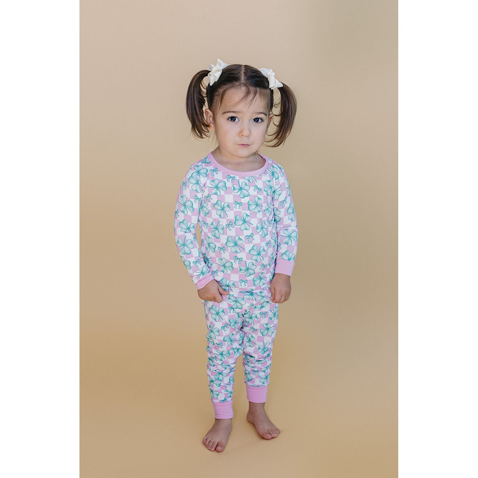 Bamboo Two Piece Set | Shamrock & Bows