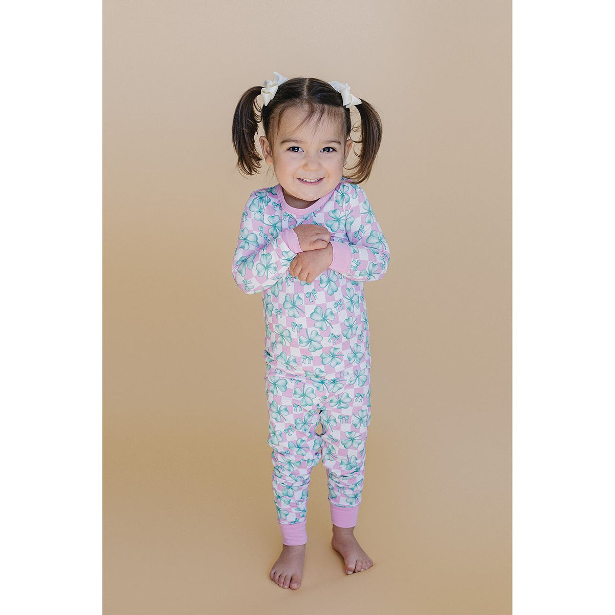 Bamboo Two Piece Set | Shamrock & Bows