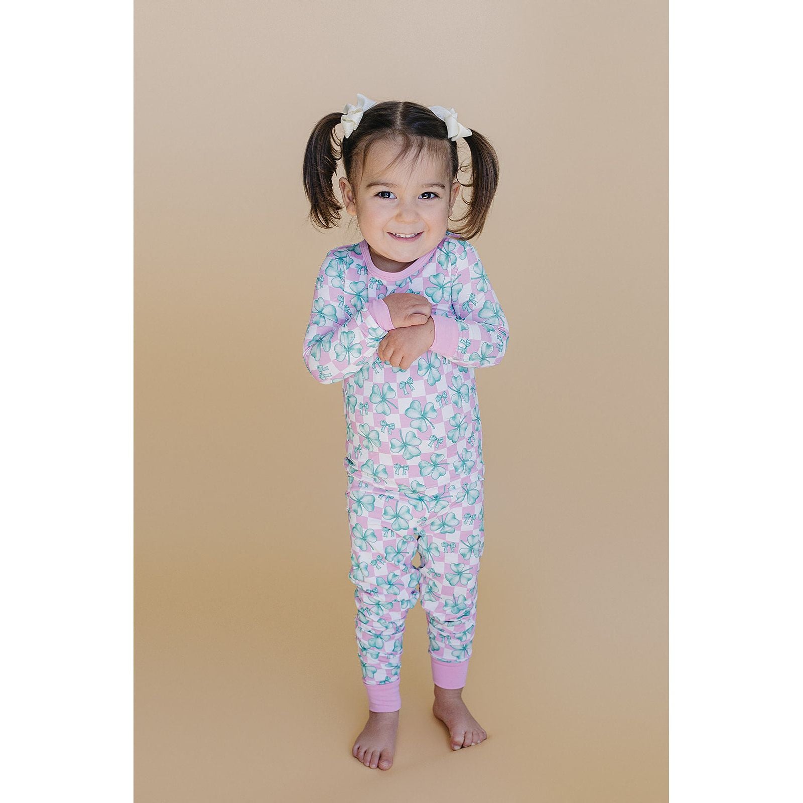 Bamboo Two Piece Set | Shamrock & Bows
