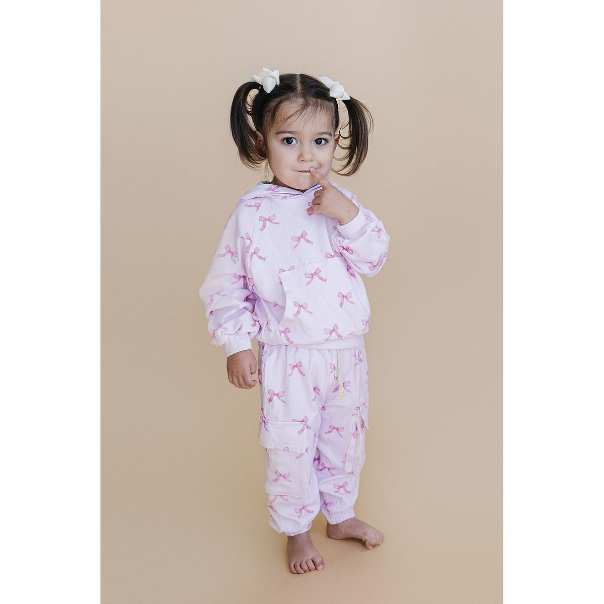 Cargo Jogger Set | Pink Bows