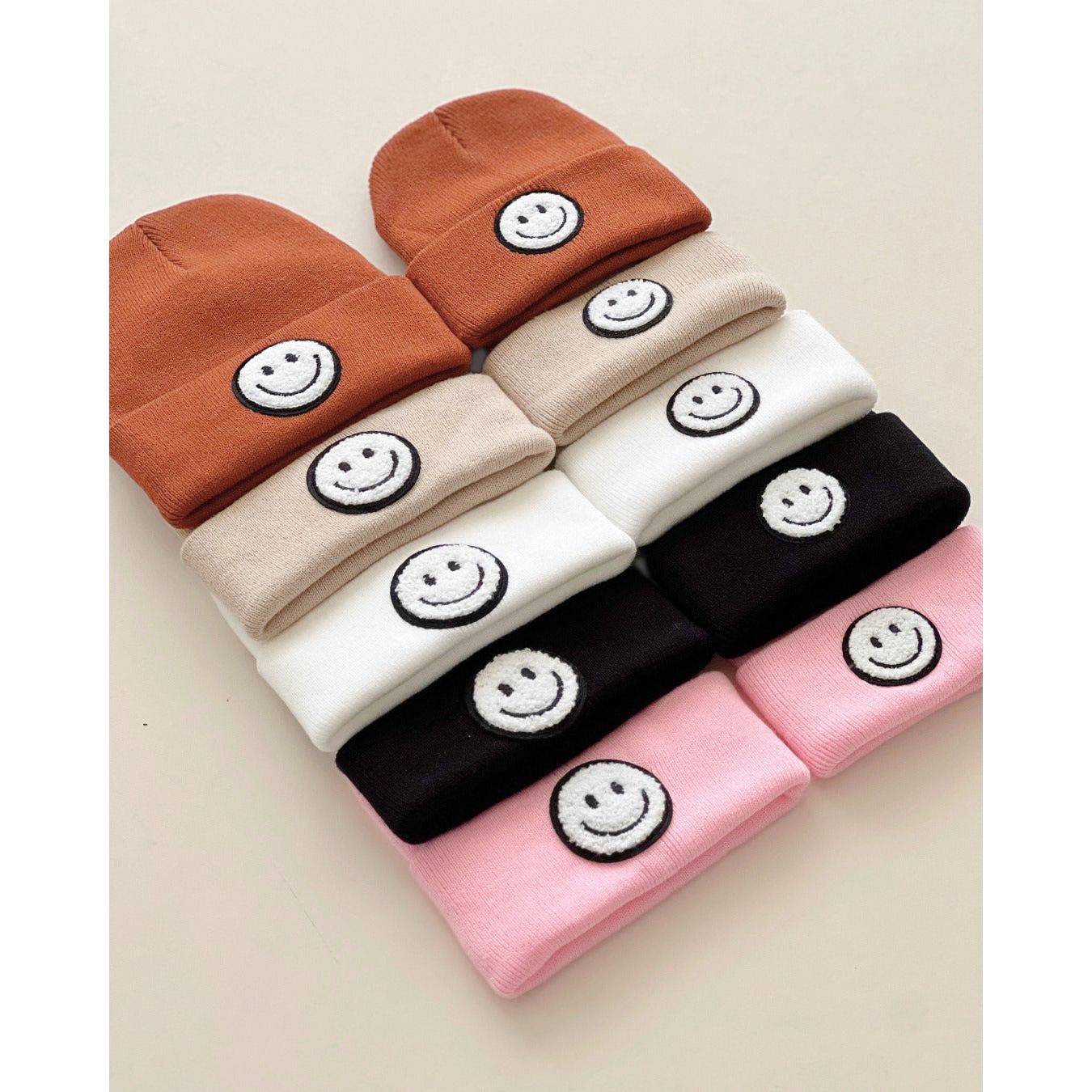 Smiley Beanie | Rust
