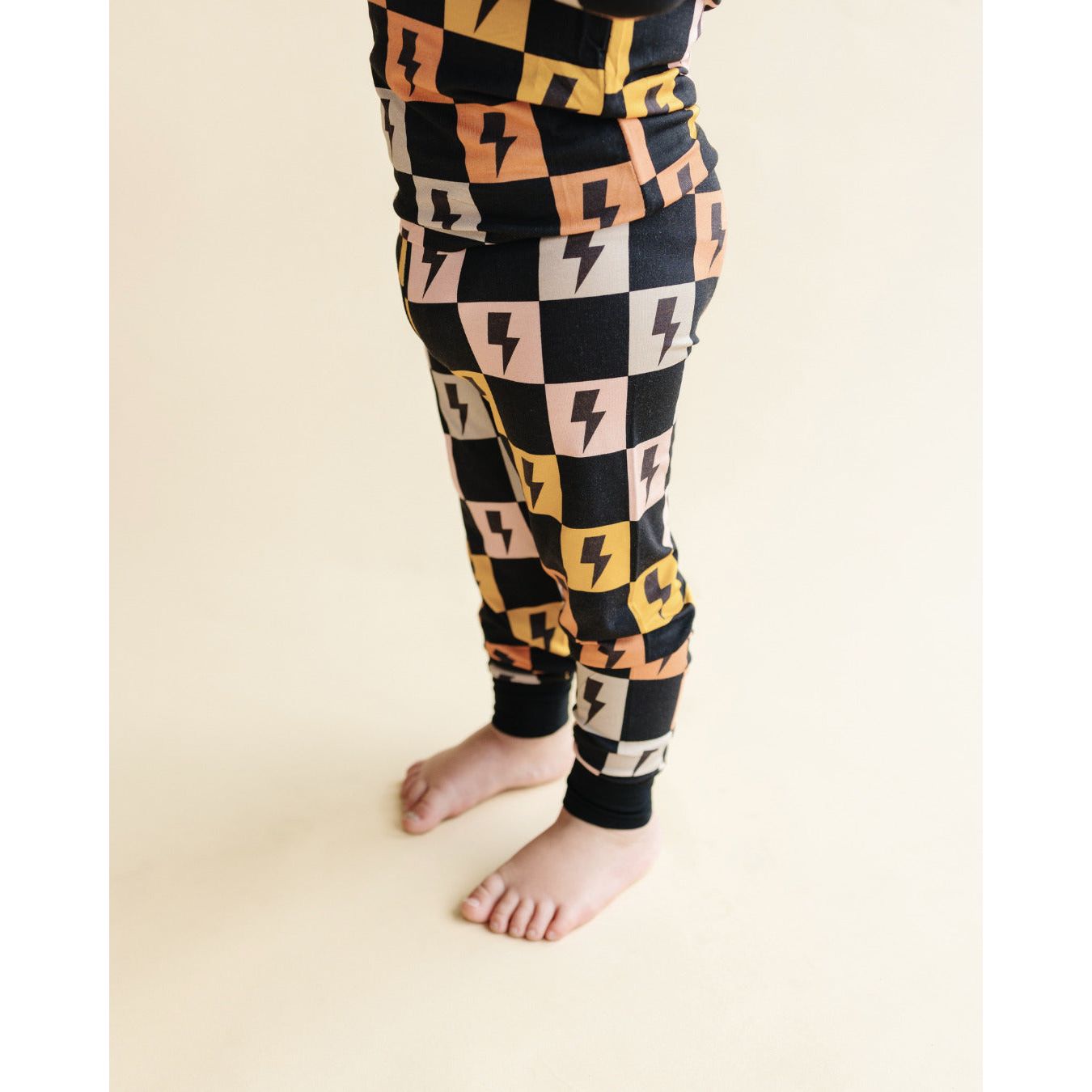 Bamboo Two Piece Set | Colorful Checks & Bolts