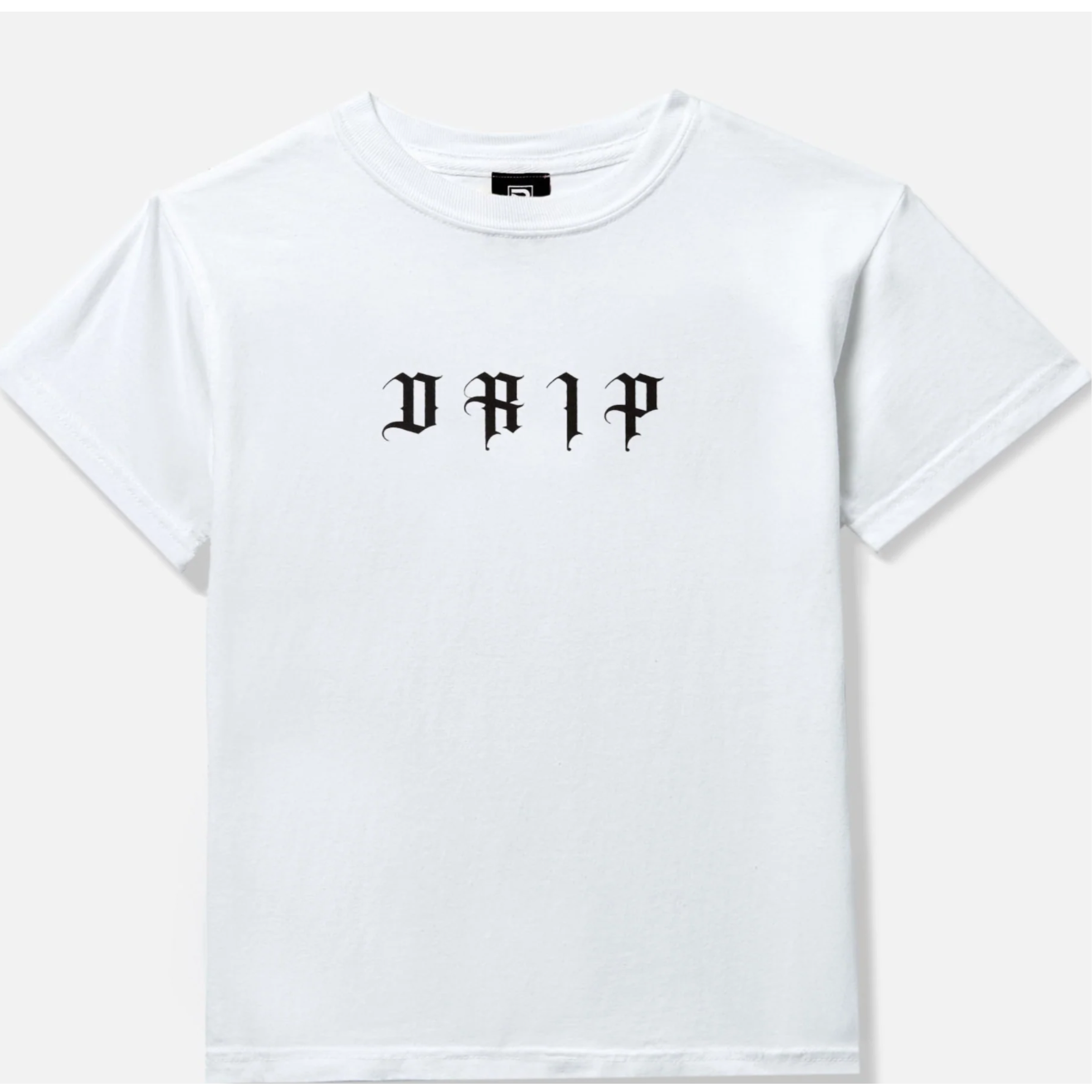 drip palms shirt | white