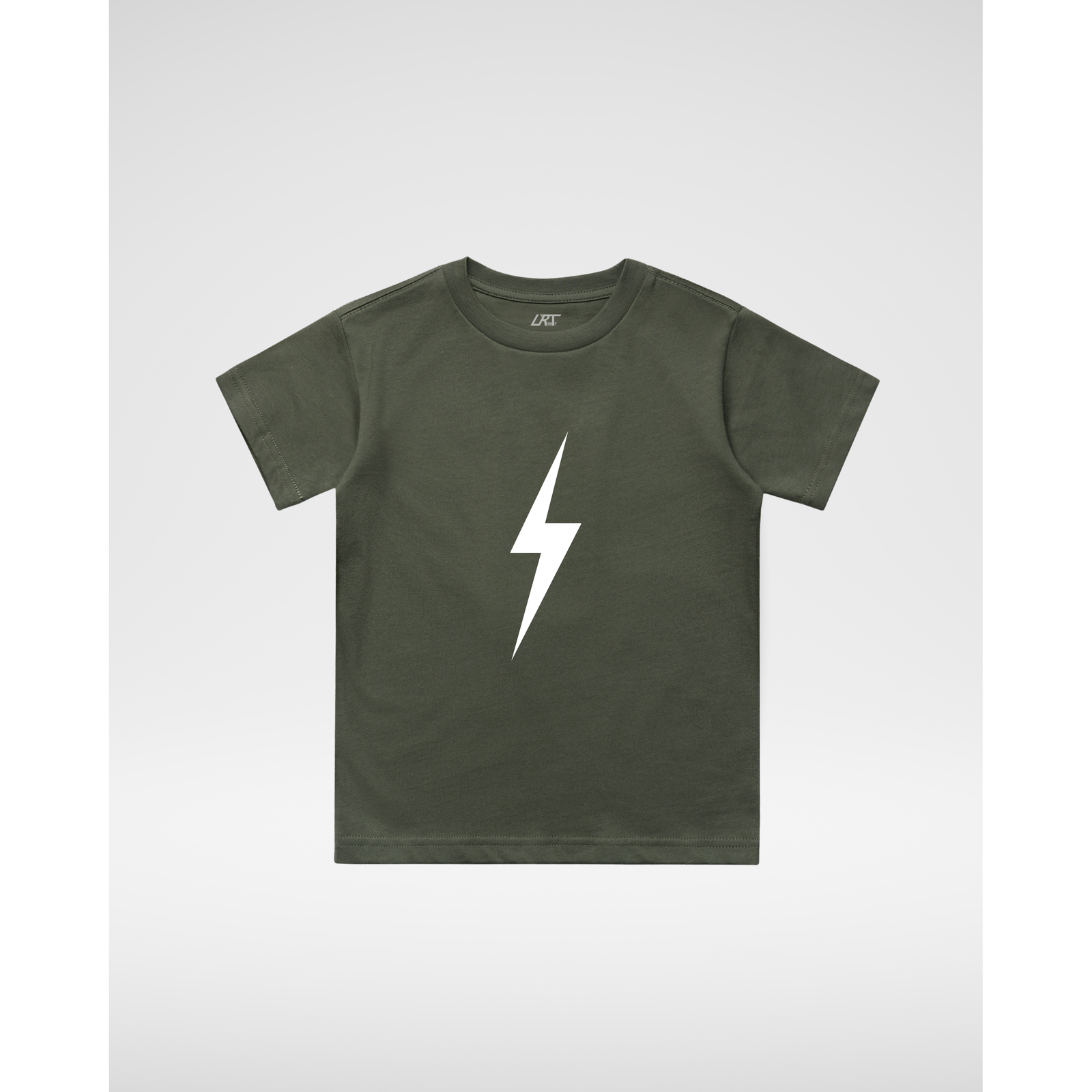 WHITE BOLT TEE - CYPRESS