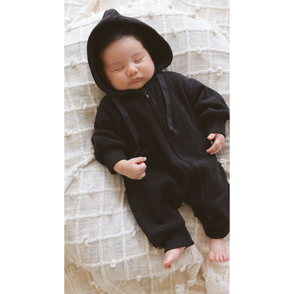 Zip Up Hooded Jumpsuit