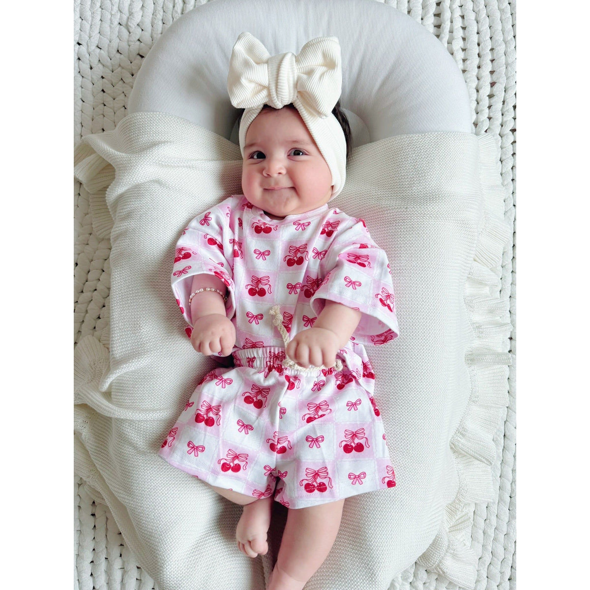 Shorts Set | Checkered Cherry