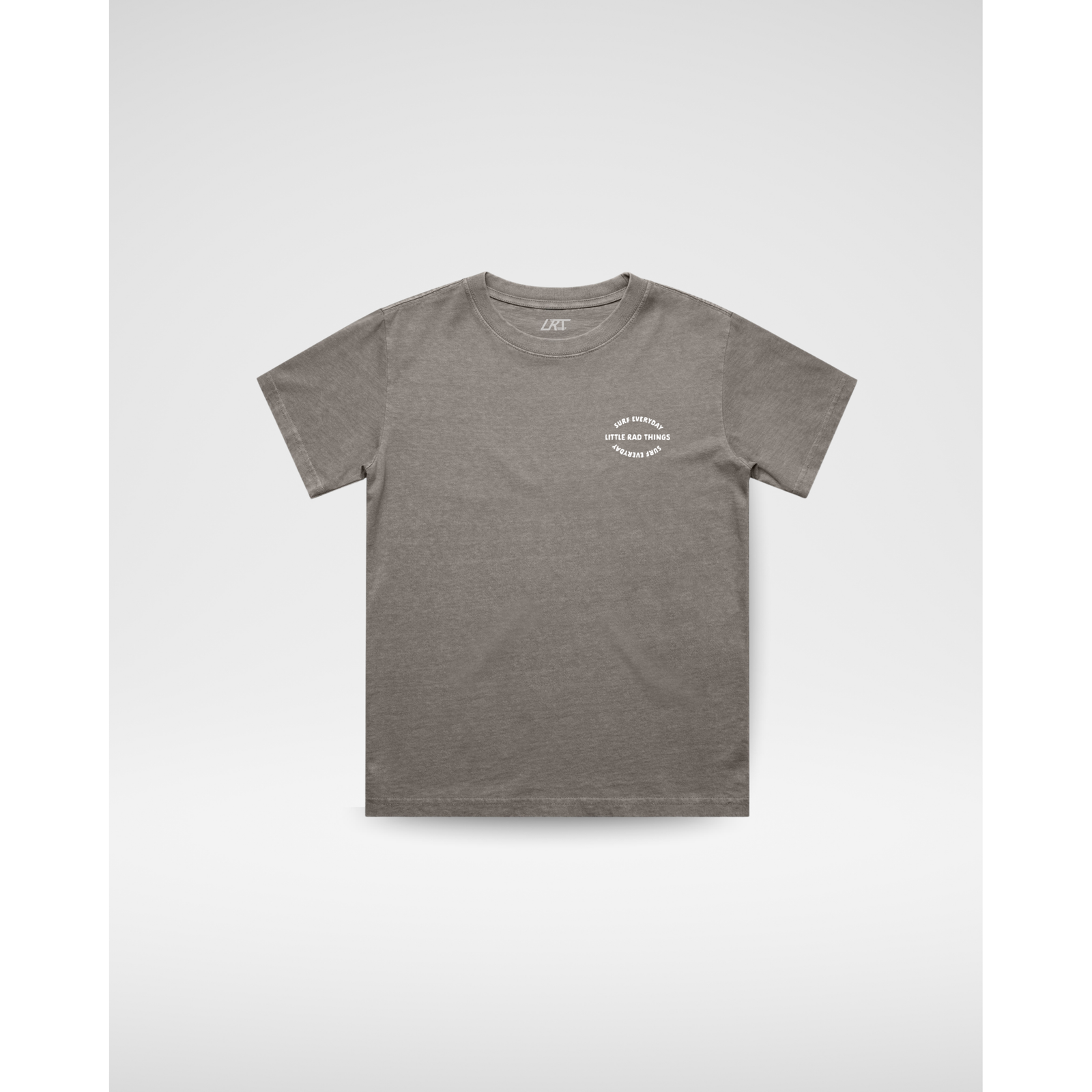 SURFS UP GIRL TEE - GRAY