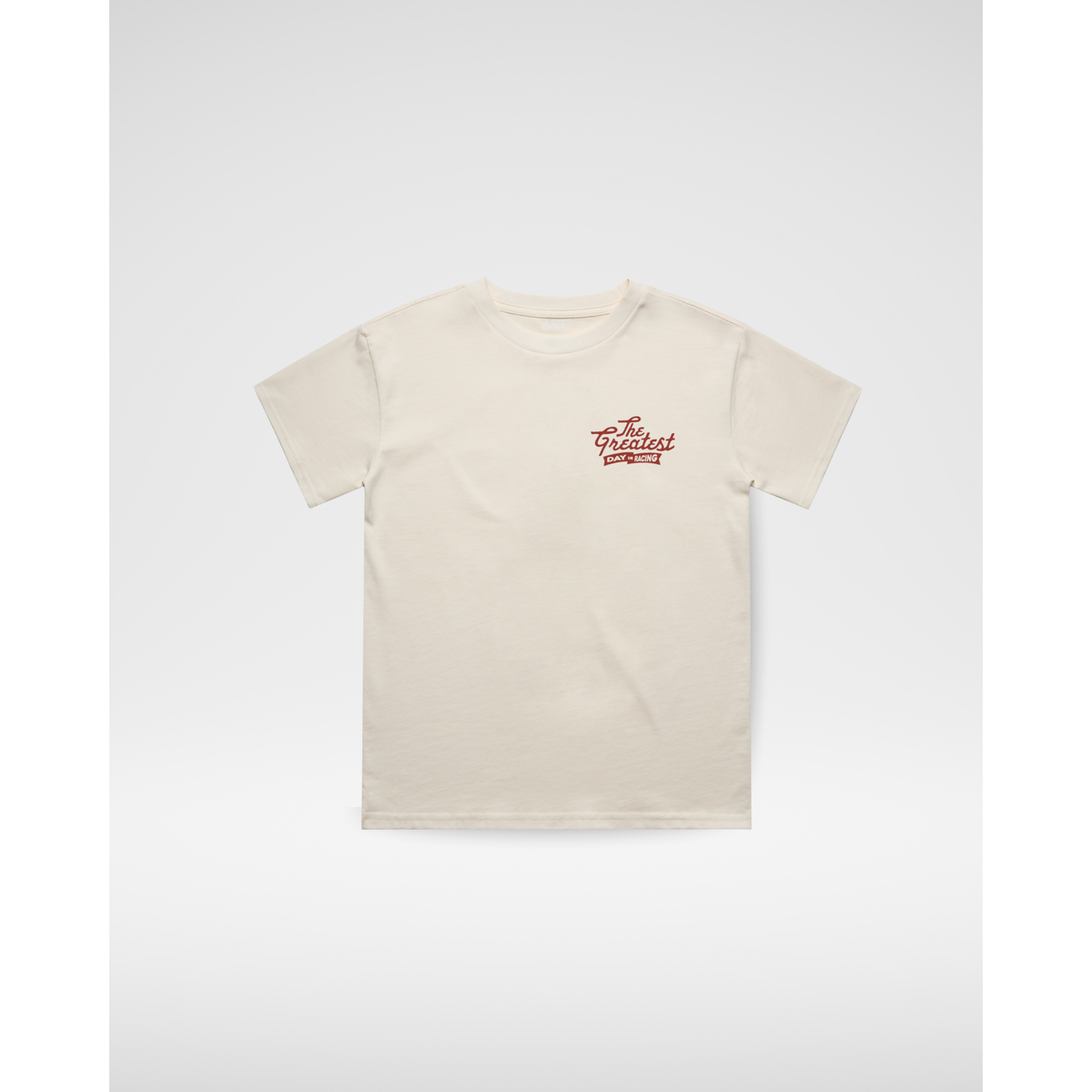GREATEST DAY IN RACING TEE - CREAM