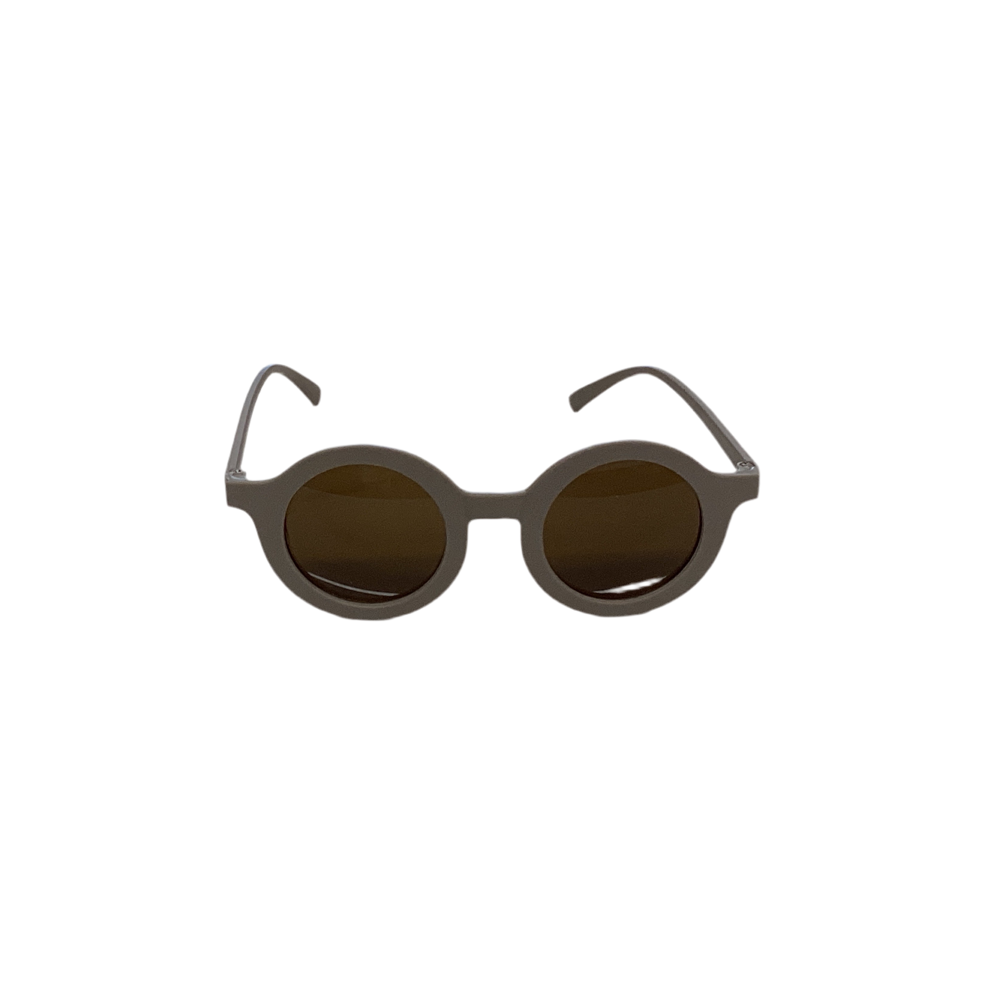 Round sunglasses in taupe