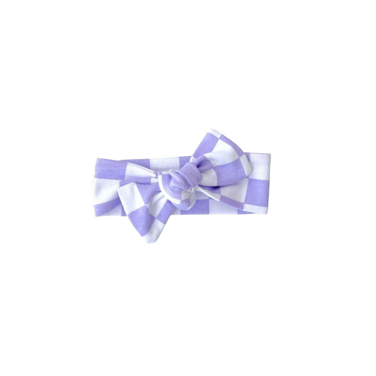 Checkered Headband | Lavender