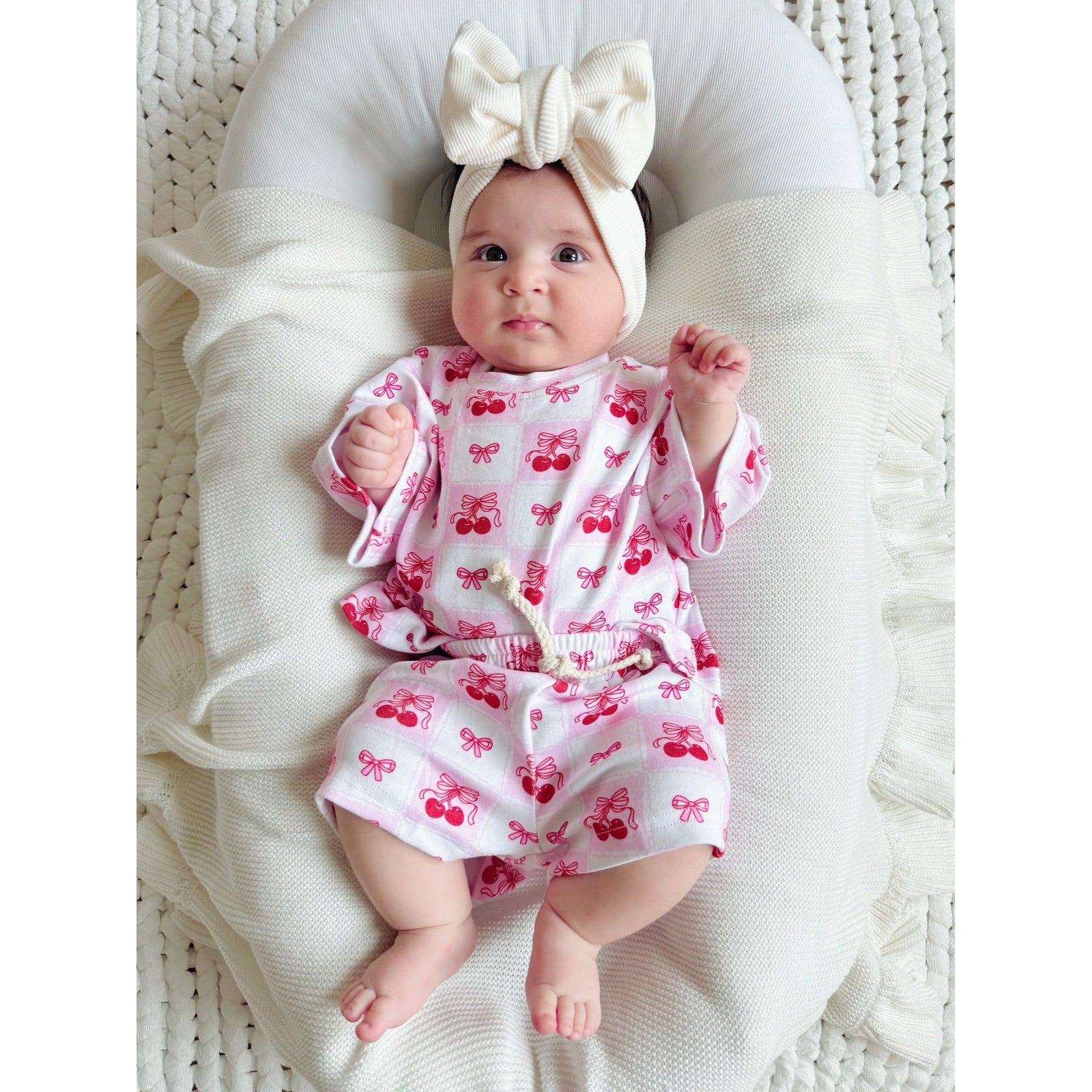 Shorts Set | Checkered Cherry