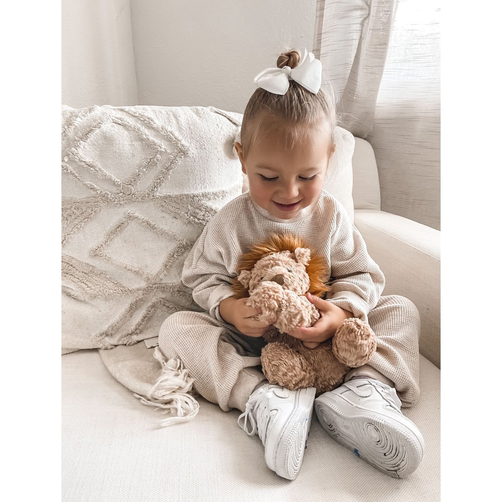 Kids Waffle Jogger Two Piece Set