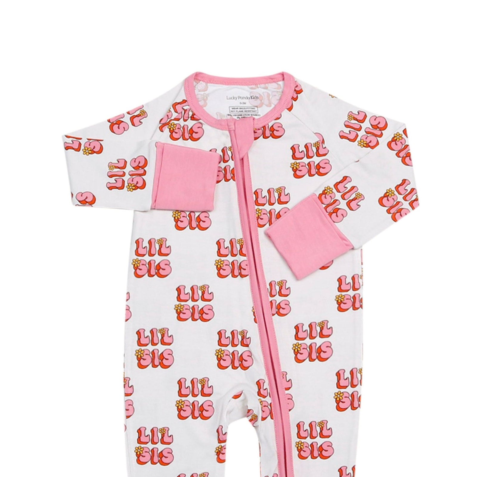 Bamboo Zip Romper | Lil Sis