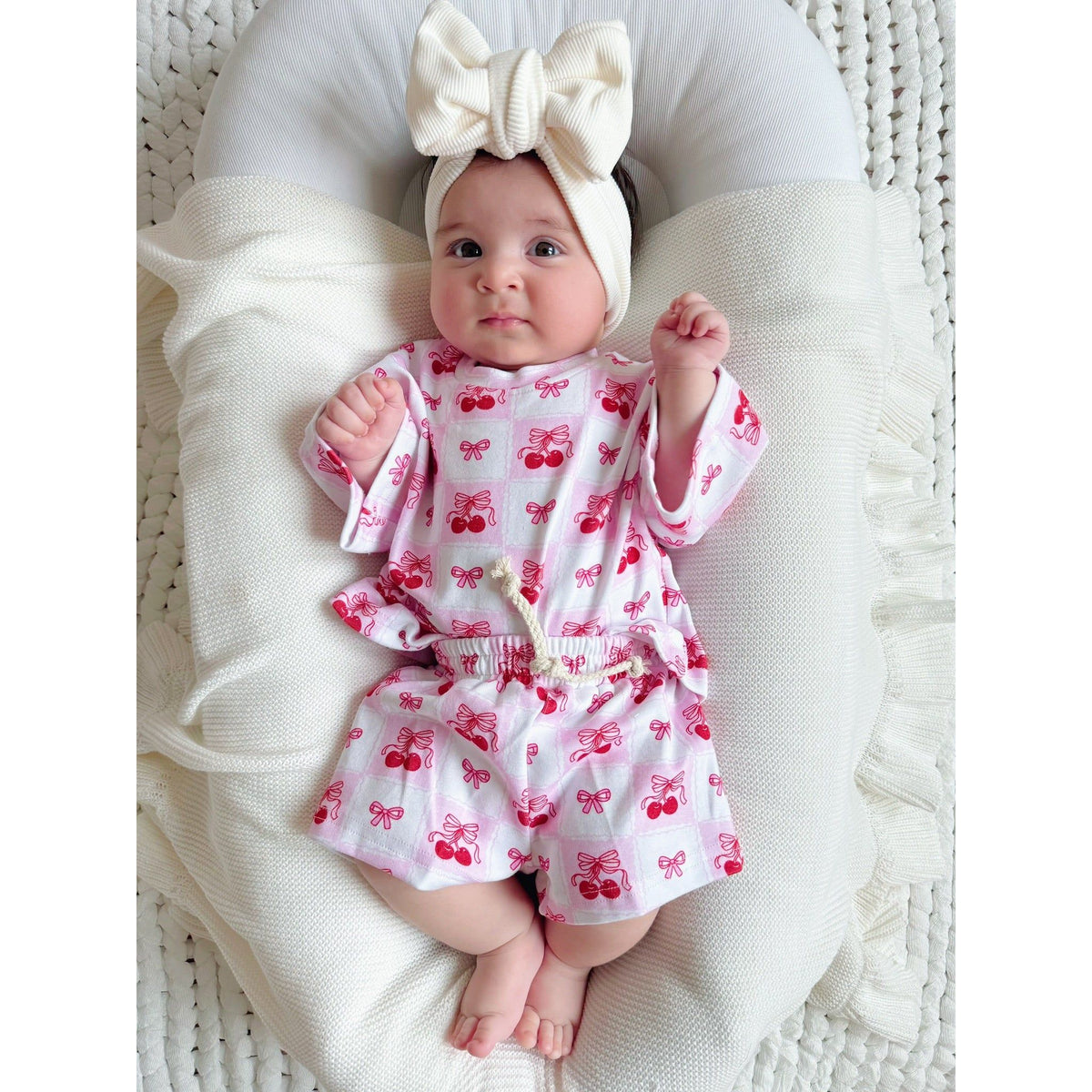 Shorts Set | Checkered Cherry