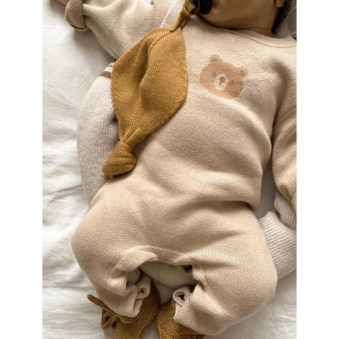 Luna + Luca Bear Jacquard Jumpsuit