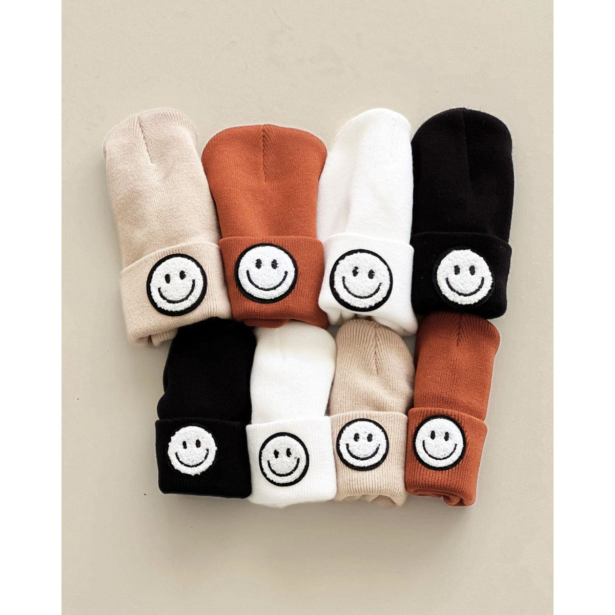 Smiley Beanie | Rust