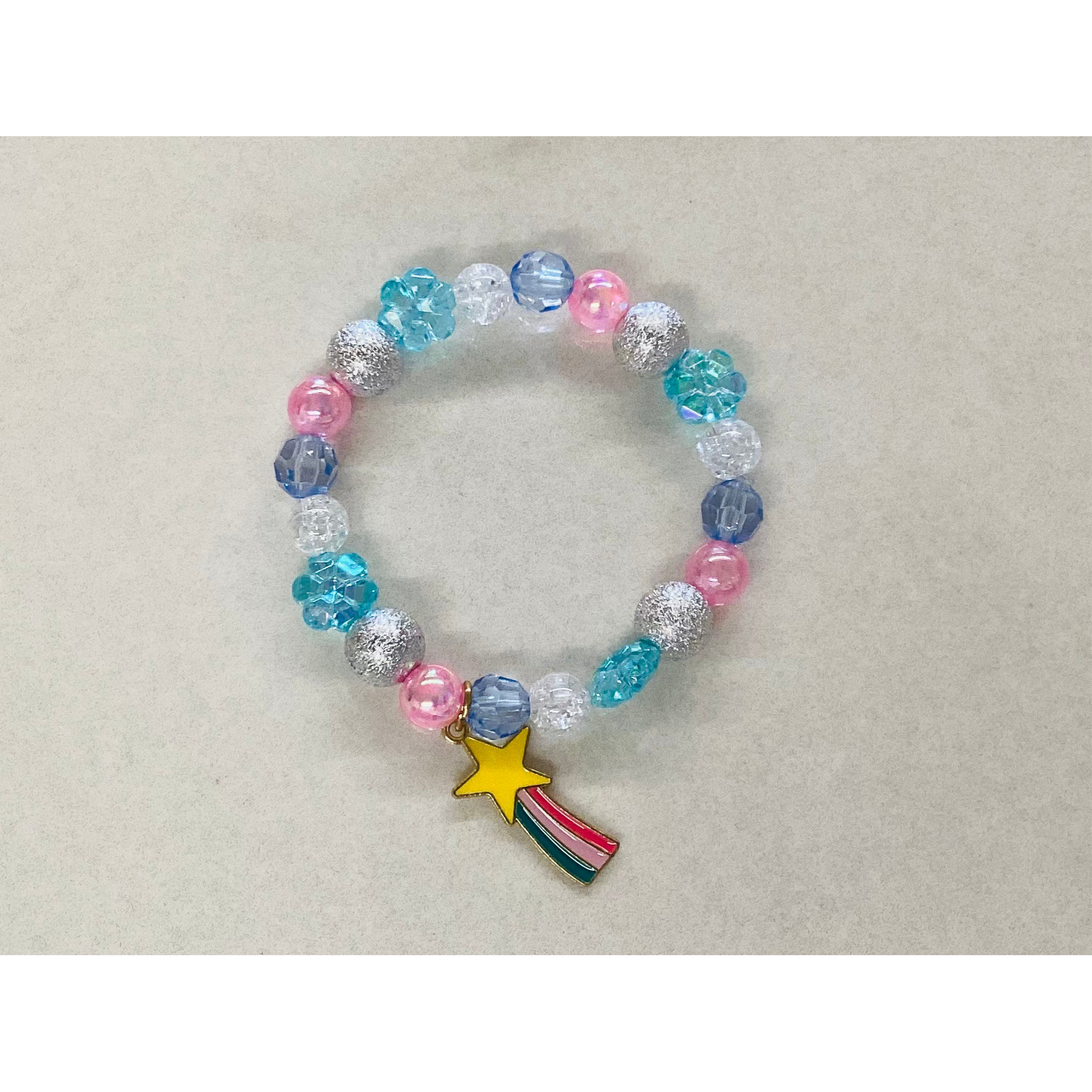 Shooting star charm bracelet | multi colors