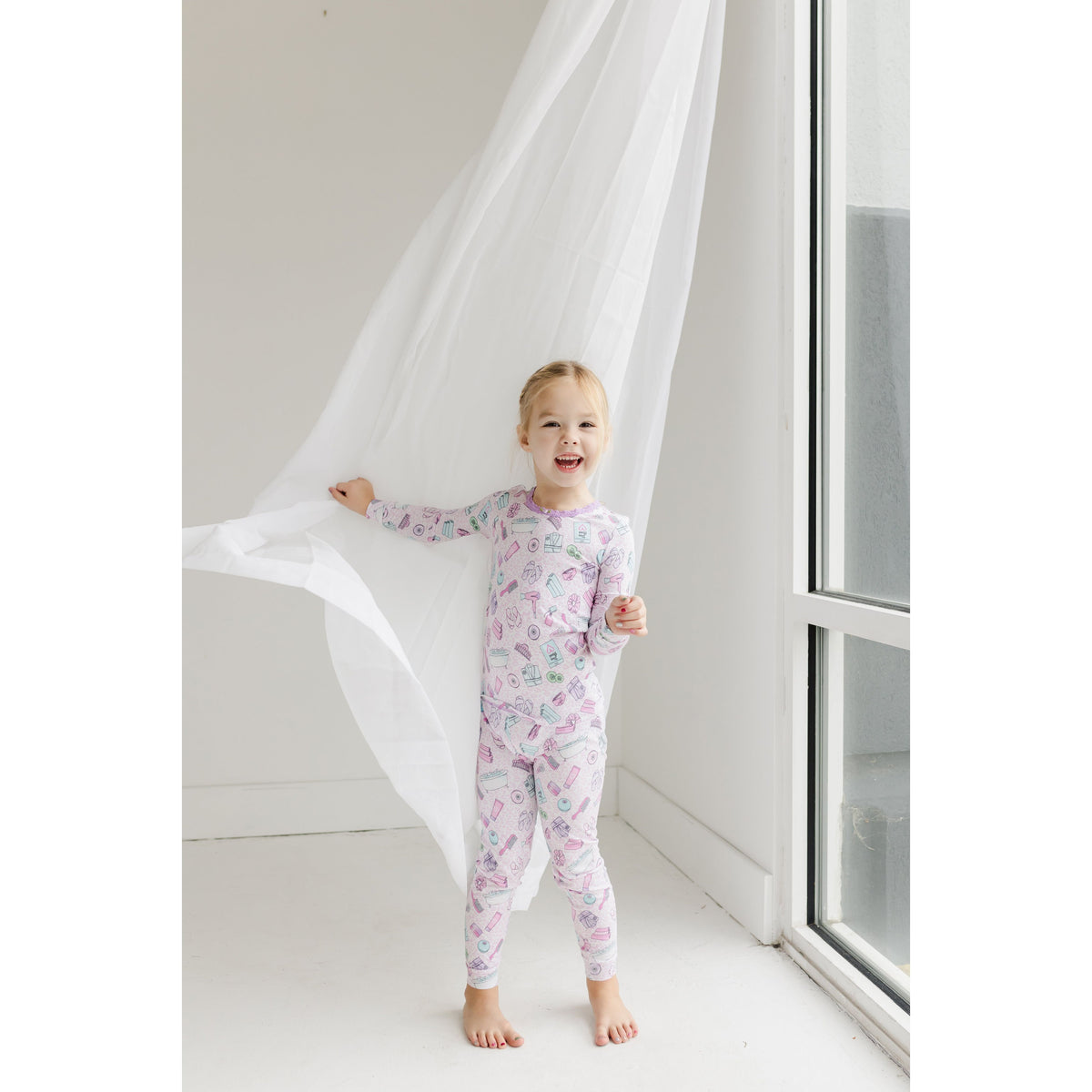 spa long sleeve pajama set