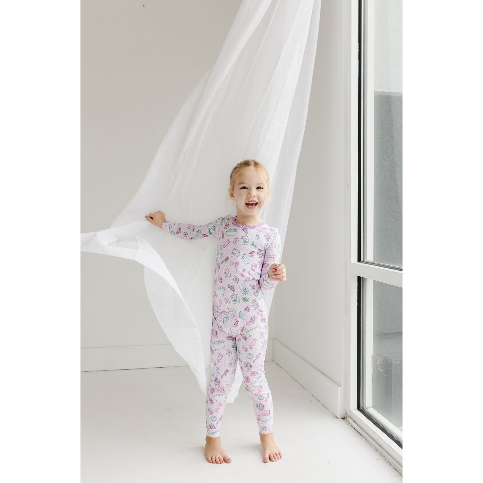 spa long sleeve pajama set