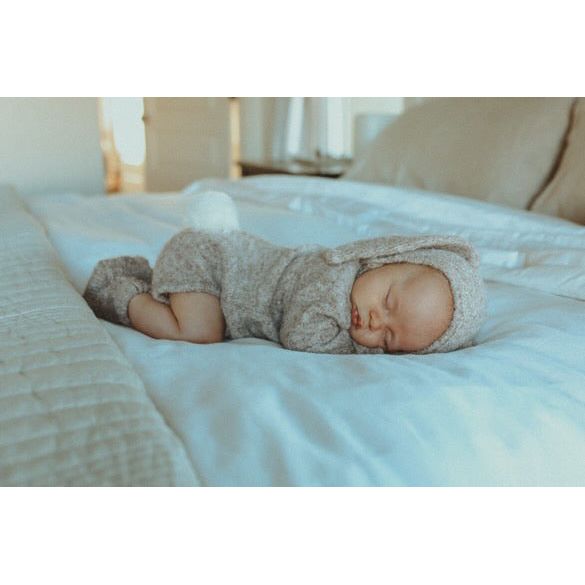Luna + Luca Cozy Bunny Romper