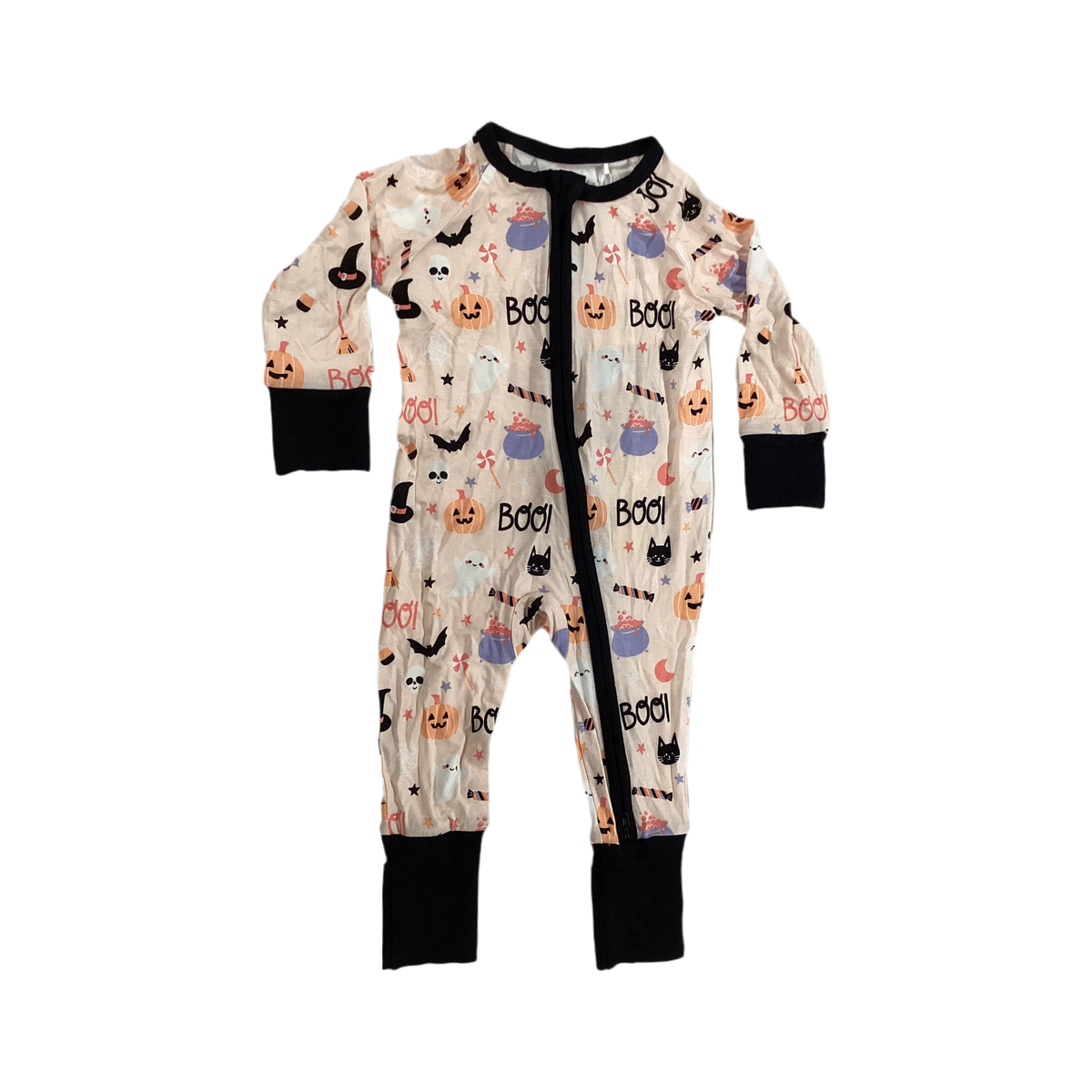 halloween sweet and spooky glow in the dark onesie