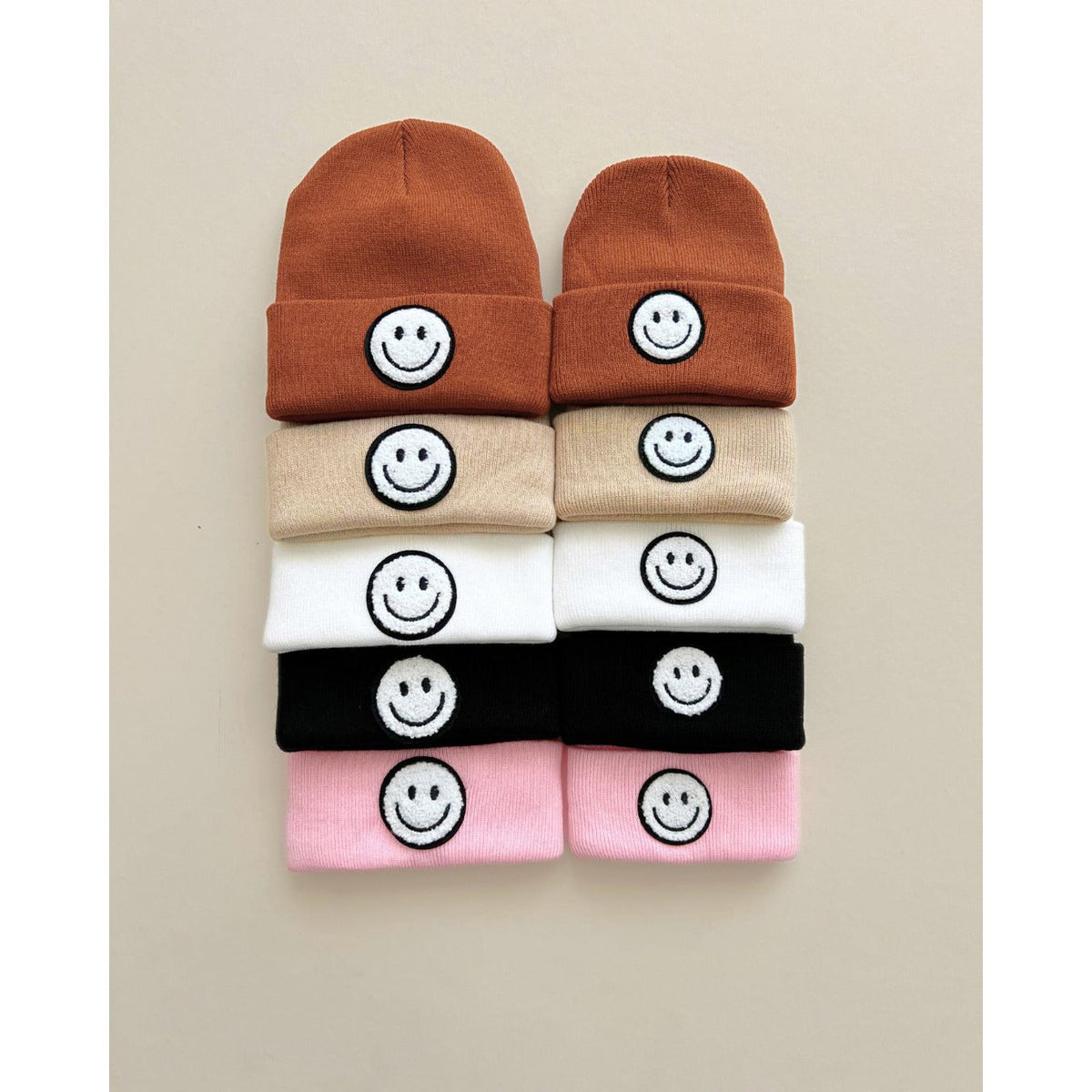 Smiley Beanie | Rust