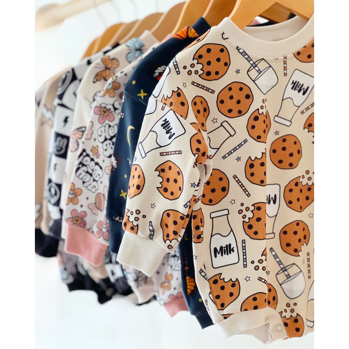 Bubble Romper | Milk & Cookies