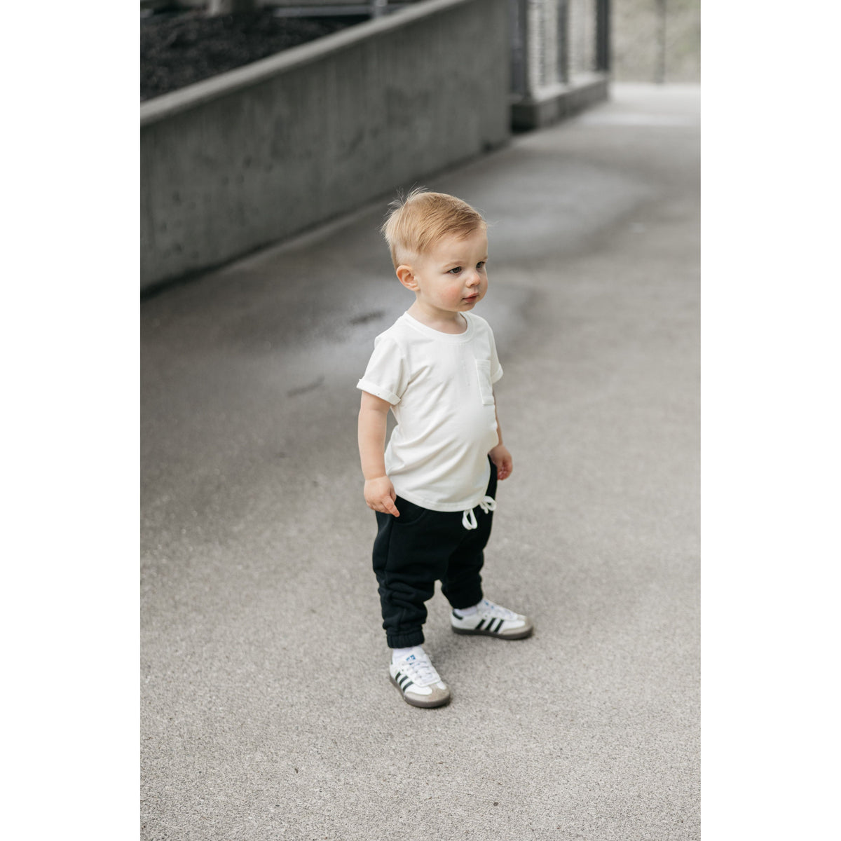 Bamboo Pocket Tee - Off White