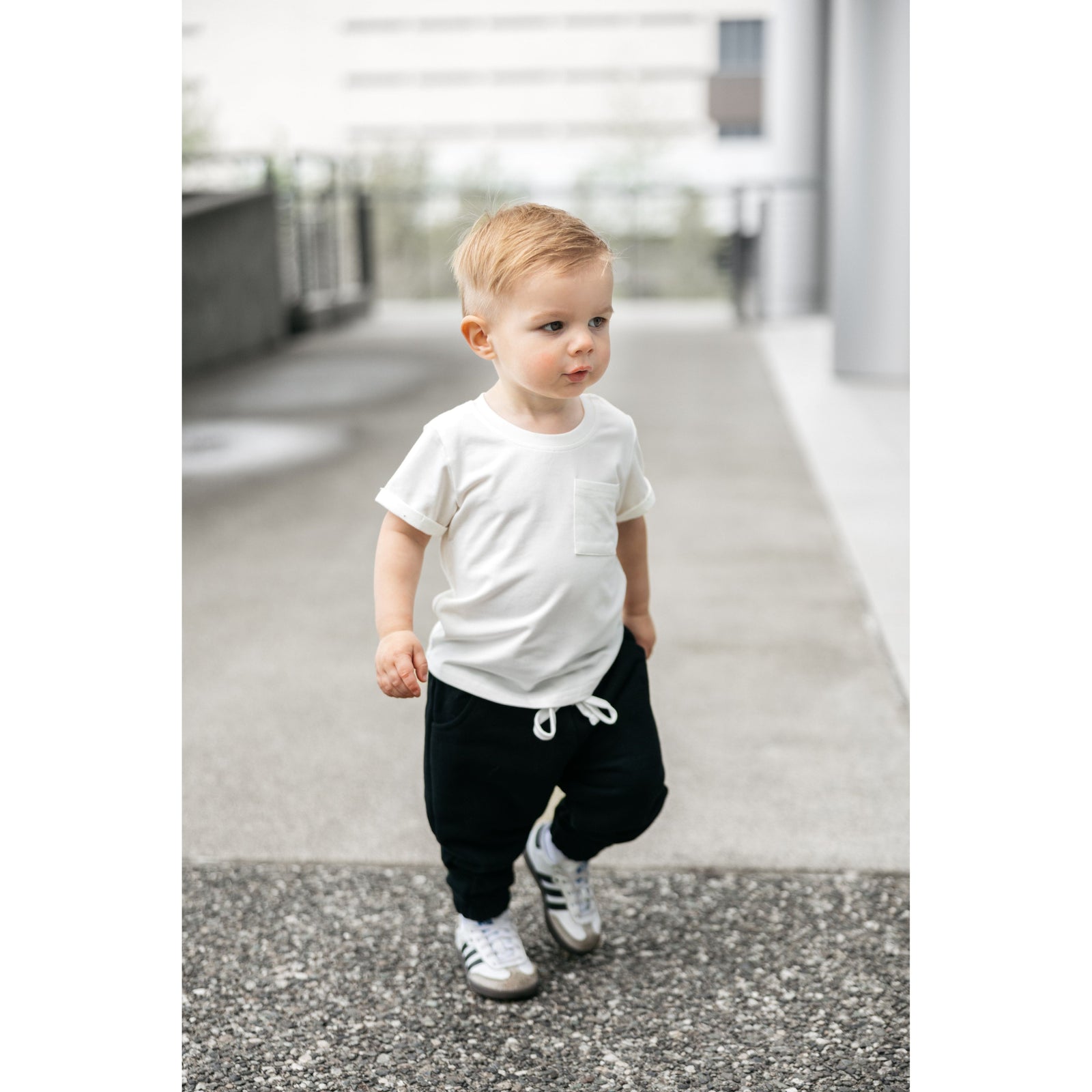 Bamboo Pocket Tee - Off White