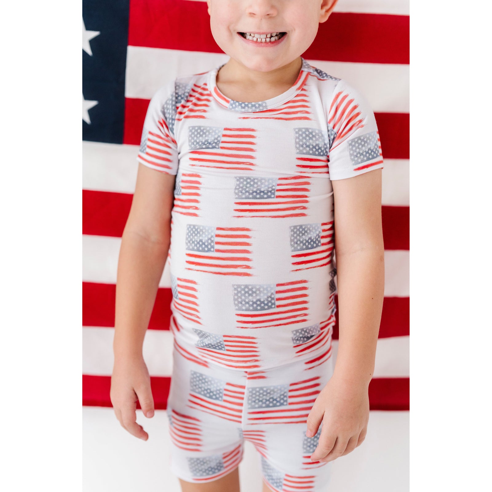 American Flag Short Set