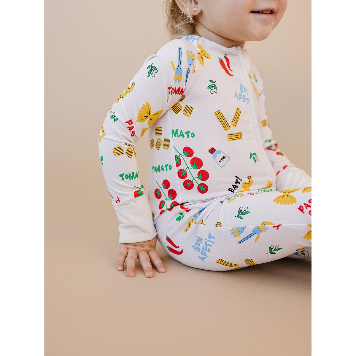 Bamboo Zip Romper | Pasta Club