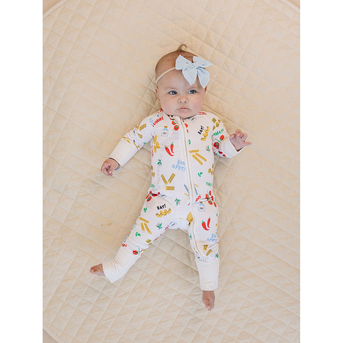 Bamboo Zip Romper | Pasta Club