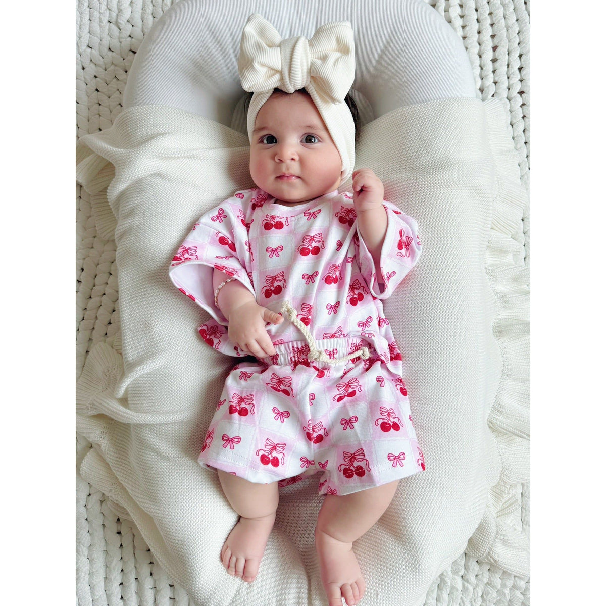 Shorts Set | Checkered Cherry
