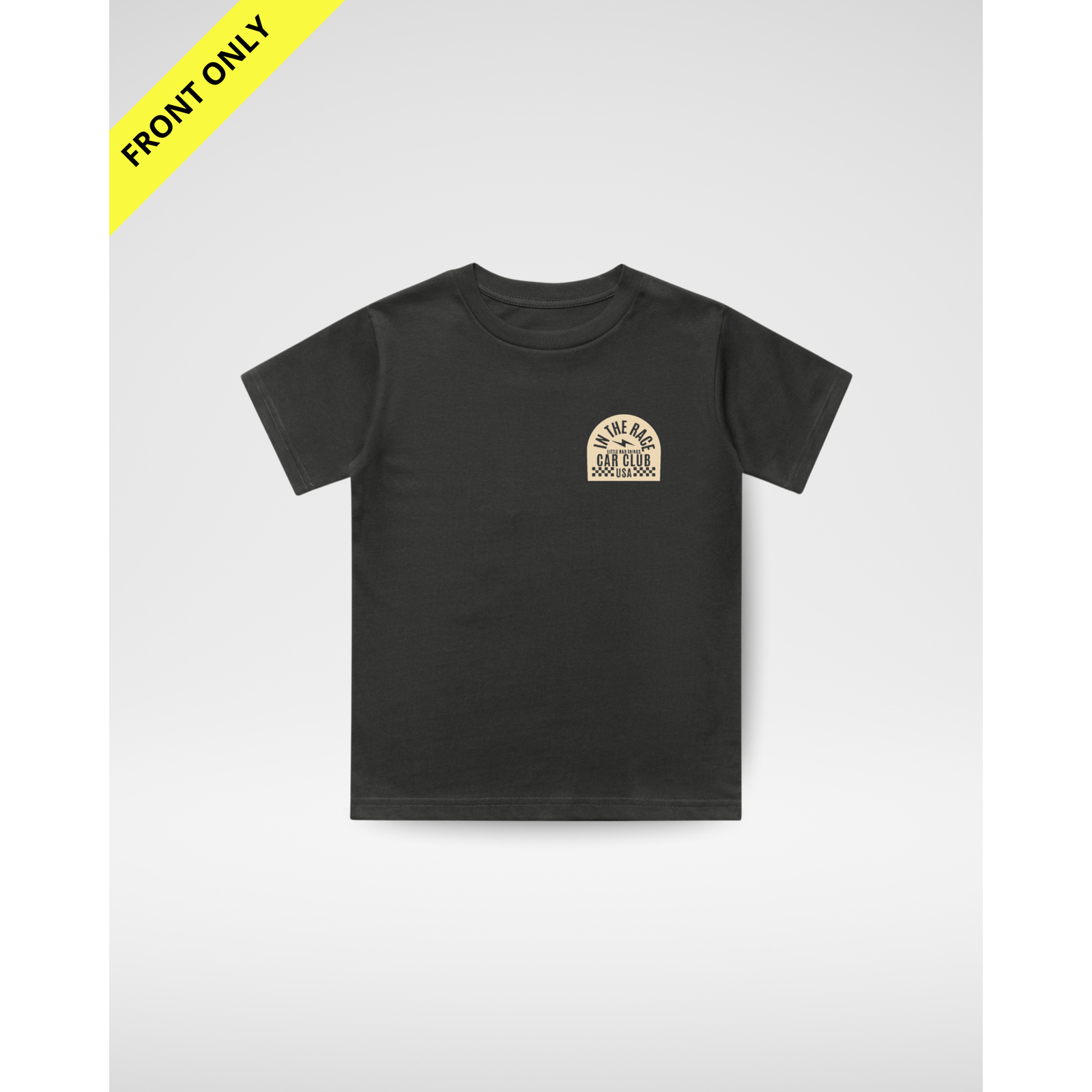 CAR CLUB USA TEE - VINTAGE WASH BLACK