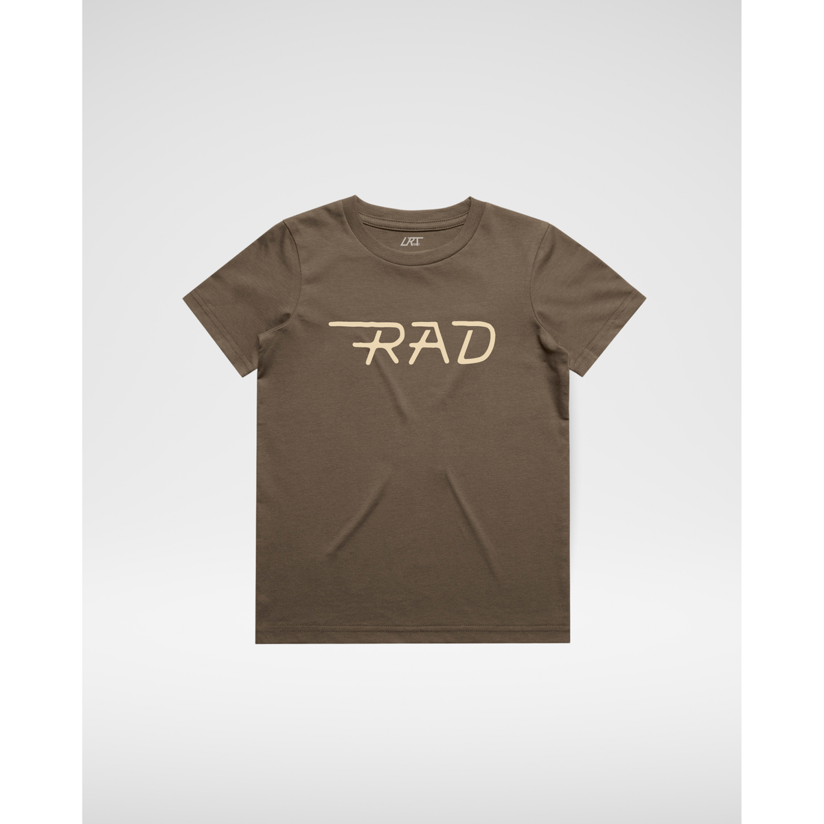 THE RAD TEE - BROWN (FRONT ONLY)