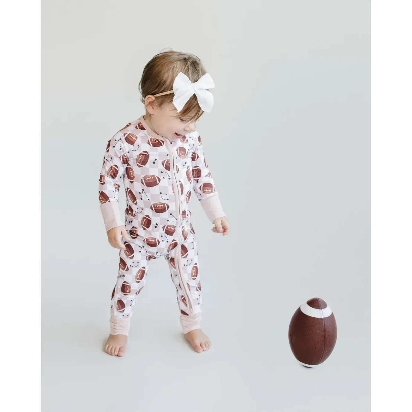 Bamboo Zip Romper | Game Day