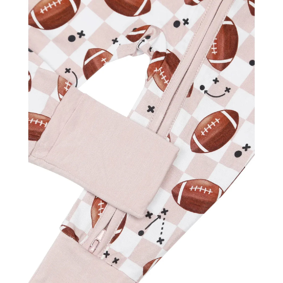 Bamboo Zip Romper | Game Day