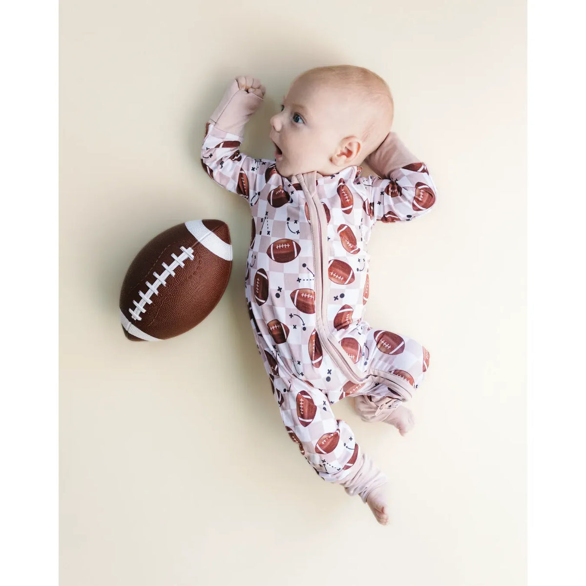Bamboo Zip Romper | Game Day