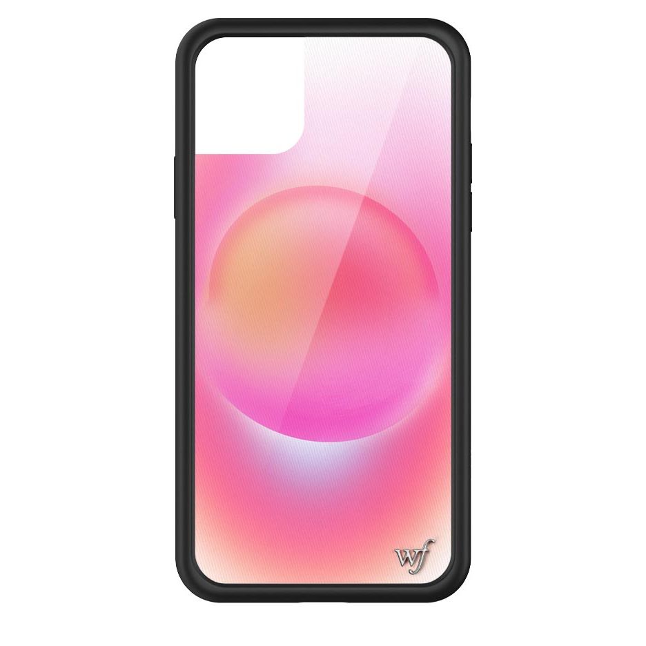 Hot Pink Aura iPhone Case